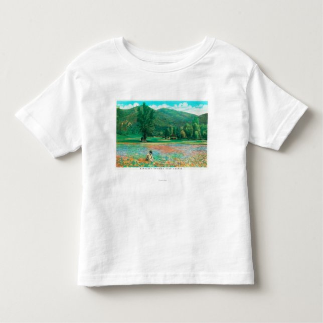 T-shirt Ideia do campo de florescência (Frente)