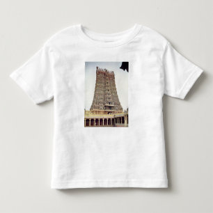 T-shirt Ideia do exterior cinzelado do gopuram sul