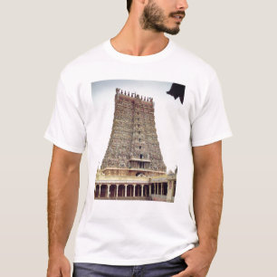 T-shirt Ideia do exterior cinzelado do gopuram sul