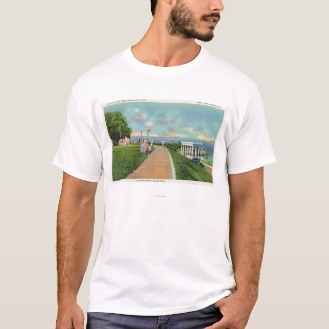 T-shirt Ideia do monte de Coles do passeio (Frente)