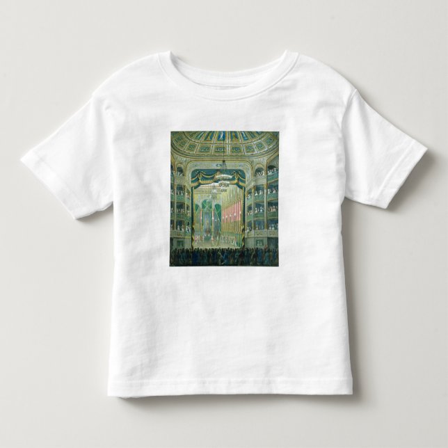 T-shirt Ideia do palco da ópera de Paris (Frente)