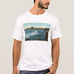 T-shirt Ideia do surf baixo das rochas