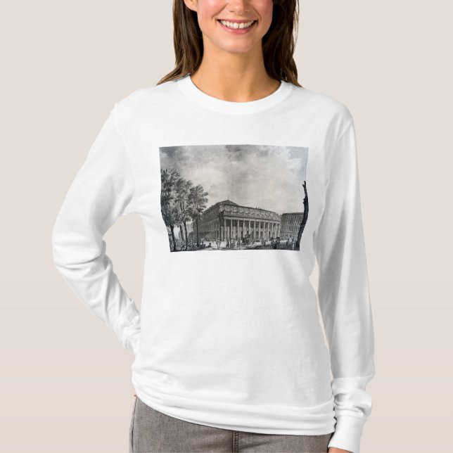T-shirt Ideia do teatro grande, Bordéus (Frente)