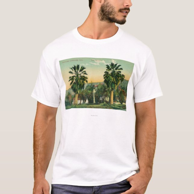 T-shirt Ideia dos primaveras gêmeos de PalmsParaiso, CA (Frente)