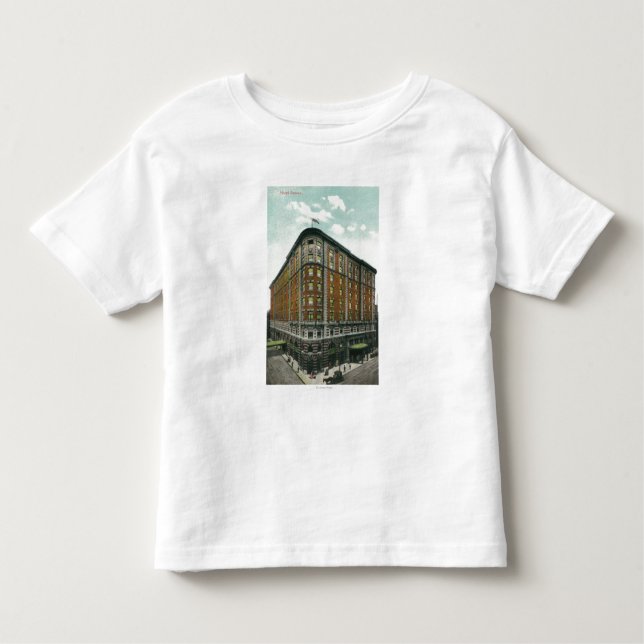 T-shirt Ideia exterior do Seneca do hotel (Frente)