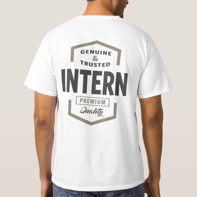 T-shirt Ideias de presentes do logotipo interno. (Verso)