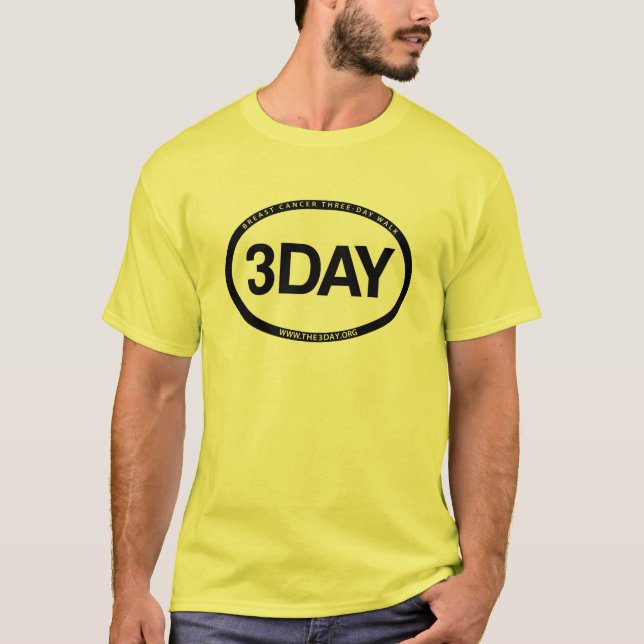 T-shirt Identi-T do algodão dos homens (Frente)