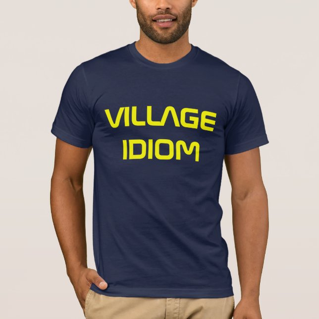 T-SHIRT IDIOMA DA VILA (Frente)