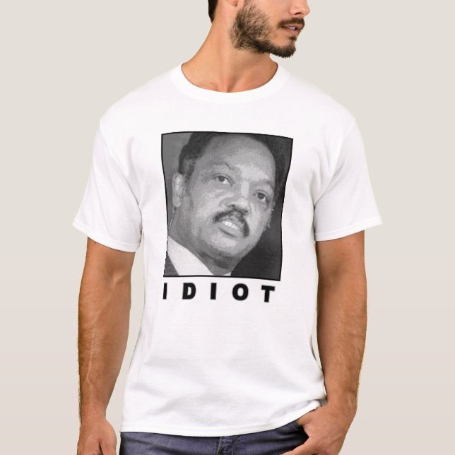 T-shirt Idiota: Jesse Jackson (Frente)
