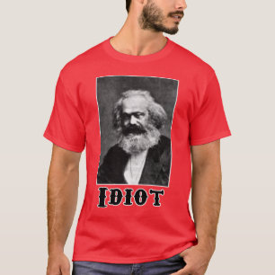 T-shirt Idiota: Karl Marx