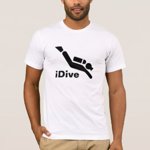 T-shirt iDive do mergulho autónomo
