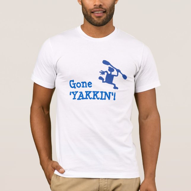 T-shirt ido do caiaque de Kayakking (Frente)