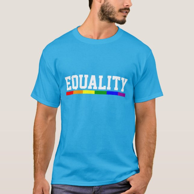 T-shirt Igualdade Orgulho gay (Frente)