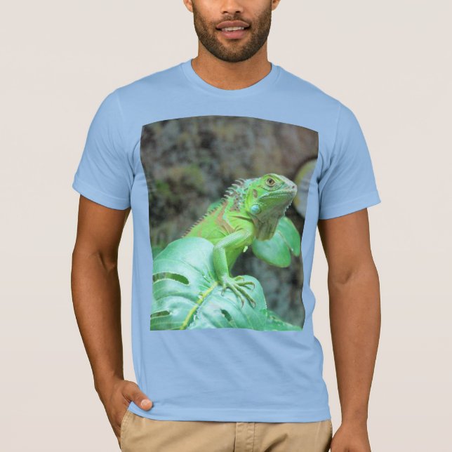 T-Shirt iguana verde (Frente)