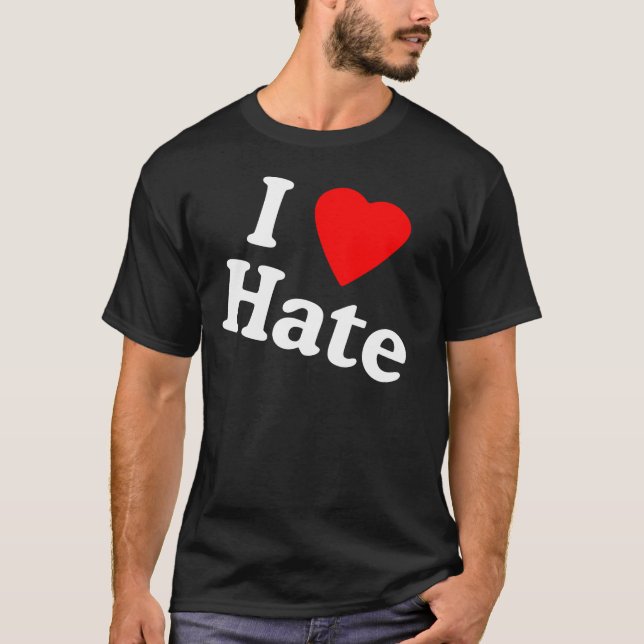 T-shirt ihearthate (Frente)
