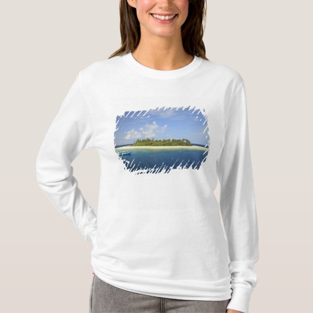 T-shirt Ilha Baughagello, atol de South Huvadhoo, (Frente)