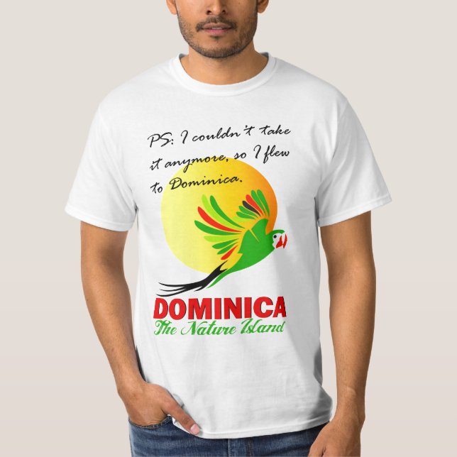 T-SHIRT ILHA DE DOMINICA, PICOSEGUNDO (Frente)