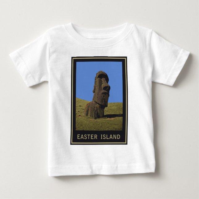 T-shirt Ilha de Páscoa Moai (Frente)
