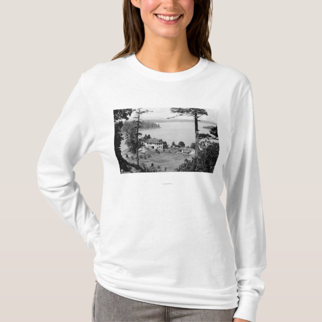 T-shirt Ilha de San Juan, WAGuam uma fotografia da opinião (Frente)