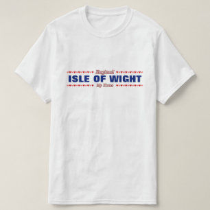 T-shirt ILHA do WIGHT - minha casa - Inglaterra; Coraçõe