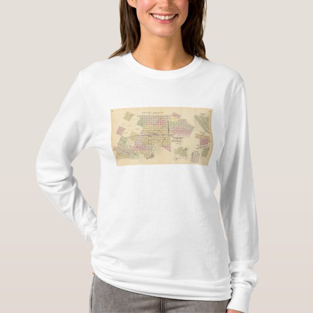 T-shirt Ilha grande, Nebraska (Frente)