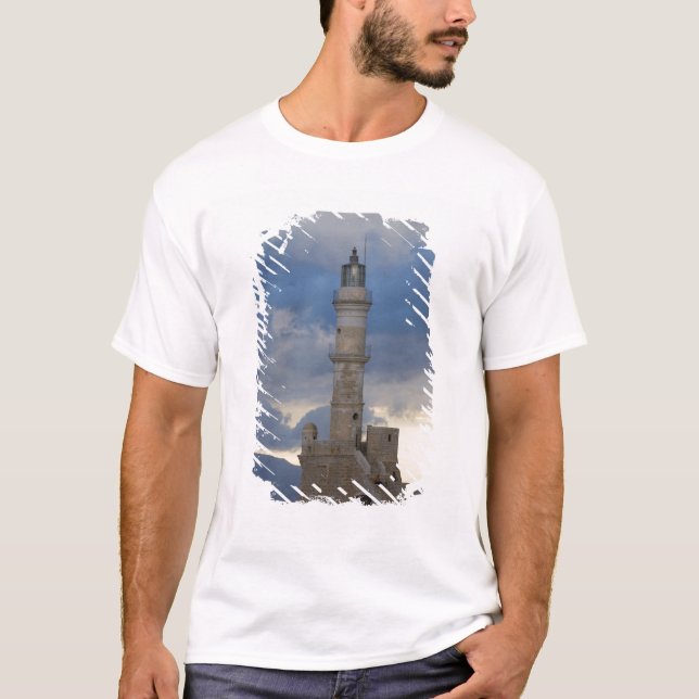 T-shirt Ilha grega de Creta e cidade velha de Chania 2 (Frente)