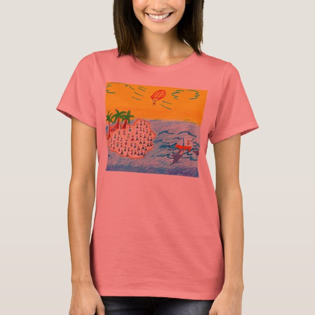 T-shirt Ilha, Peggysue, (Frente)