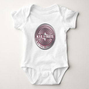 T-shirt Ilha Staten Cobrir Manhole
