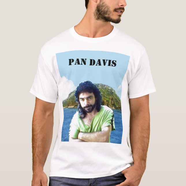 T-shirt Ilha T de Davis da bandeja (Frente)