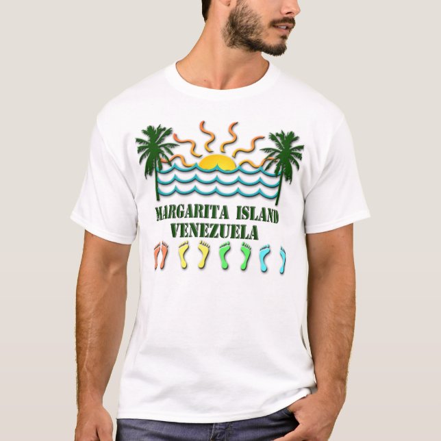 T-shirt Ilha Venezuela de Margarita (Frente)