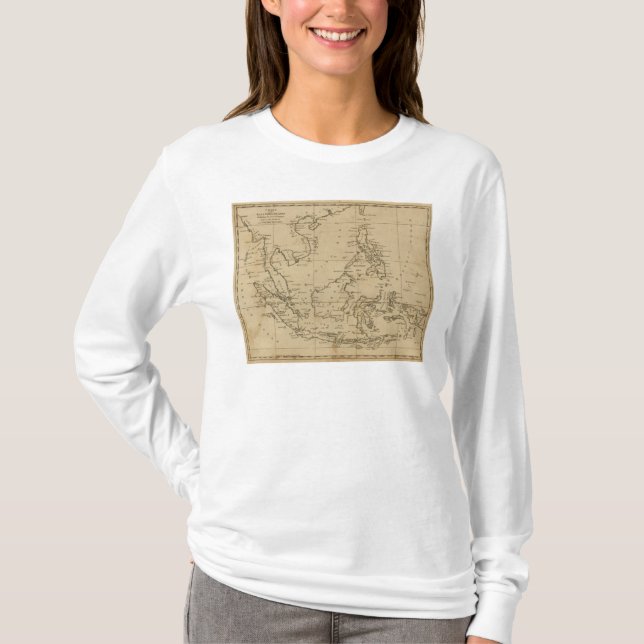 T-shirt Ilhas do leste 2 de India (Frente)