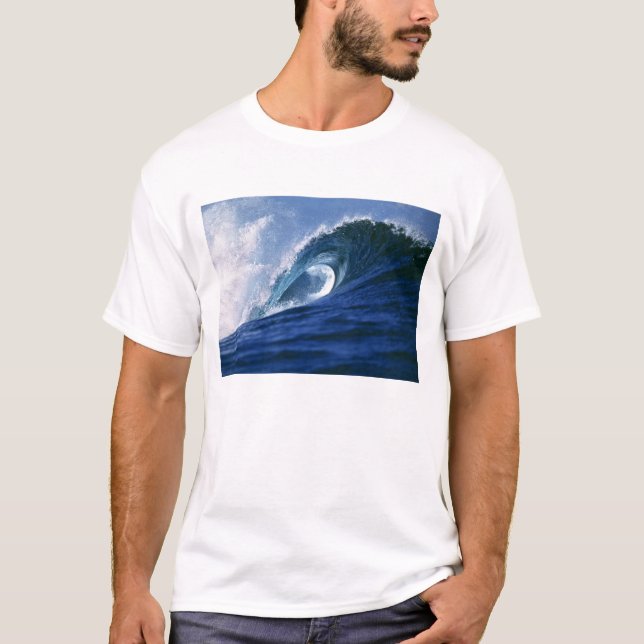 T-shirt Ilhas Fiji, Tavarua, Cloudbreak. Uma onda (Frente)