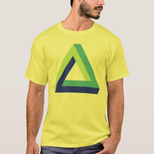 T-shirt Ilusão óptica: triângulo do penrose