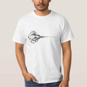 T-shirt Ilustração da arraia-lixa