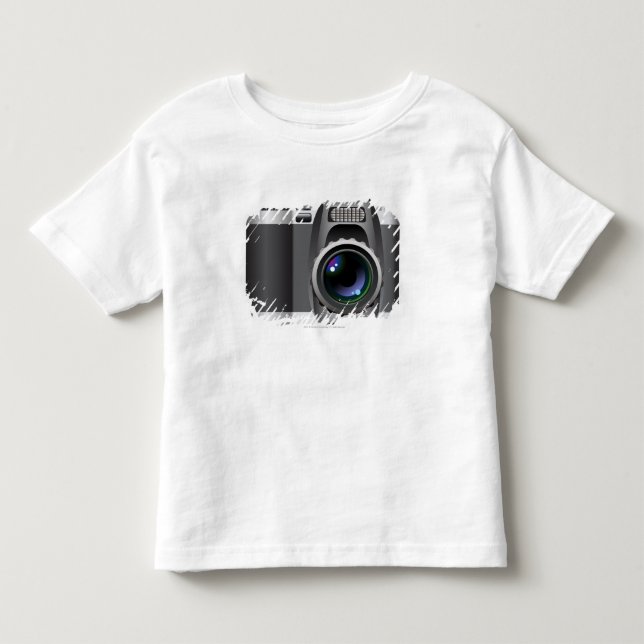 T-shirt Ilustração de Digitas da câmara digital (Frente)
