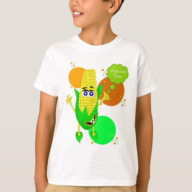 T-shirt Ilustração de milho monstro bonito (Frente)