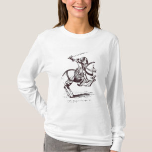 T-shirt Ilustração de um cavaleiro Templar