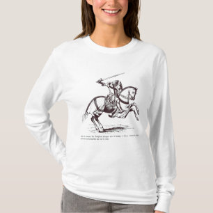 T-shirt Ilustração de um cavaleiro Templar