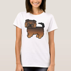 T-shirt Ilustração do desenho animado de cachorro do Grizz