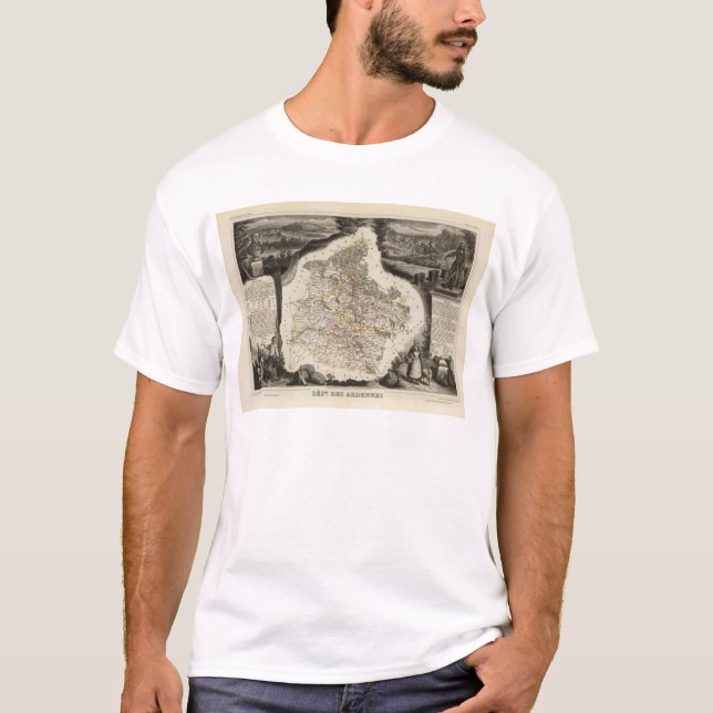 T-shirt Ilustrações da margem (Frente)