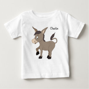 T-shirt Ilustrações de burro Ilustrações de nome personali
