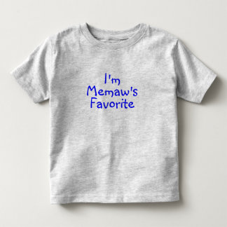 T-shirt Im azul favorito de Memaws
