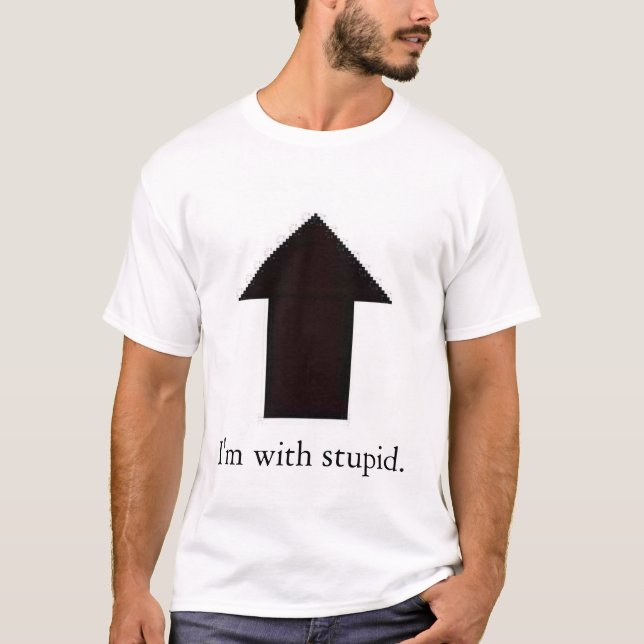 T-shirt im com estúpido (Frente)