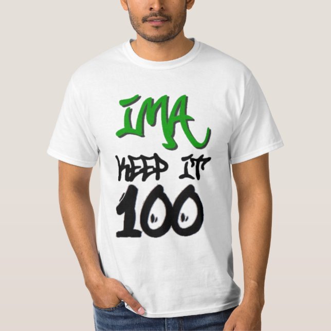 T-shirt Ima mantem-no o T 100 (Frente)