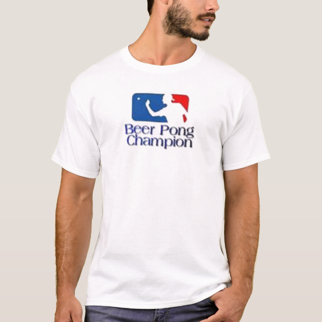 T-shirt imagem 2 do pong da cerveja (Frente)