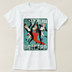 T-shirt Imagem da dança de Nouveau da arte por Jules