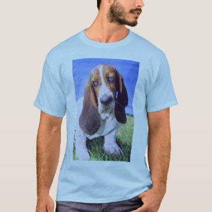 T-shirt Imagem de Caça Basset