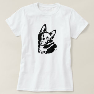 T-shirt Imagem do cão do Schipperke