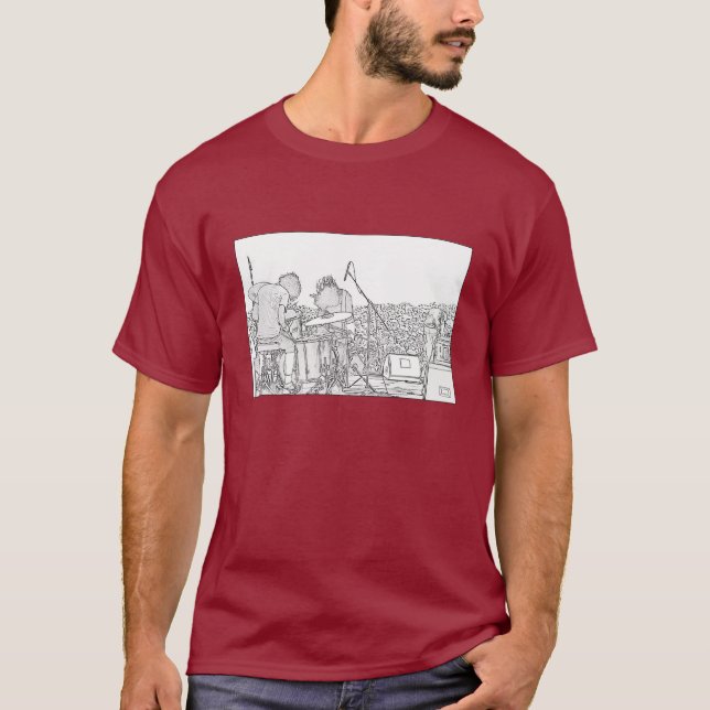 T-shirt Imagem do concerto (Frente)