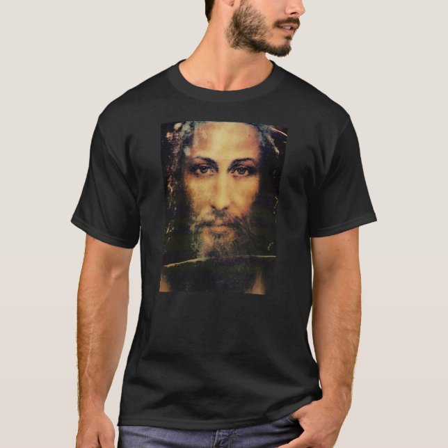T-shirt Imagem do Cristo de Jesus - Camisa-T (Frente)